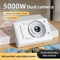 4K Digital Camera Dual Camera Flash 50 Million Hd Pixel Pixel Retro Ccd Portable Card Entry-level Camera Auto Focus