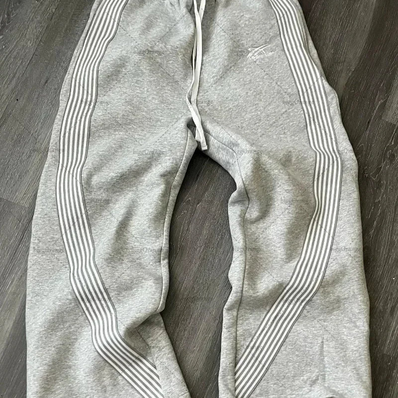 American Cartoon Graffiti Sweatpants Y2K Pants Mens Gothic Hip Hop Cartoon Retro Baggy Elastic Waist Jogging Casual Trousers