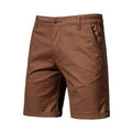 Summer Men's Shorts Solid Color Mid-Waist Elastic | SAMAG