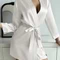 Pajamas women summer European and American ladies lace-up | SAMAG