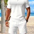 Summer Men's Polo Shirt Set - 3D Printed Design | SAMAG