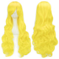 Soowee Curly Long Synthetic Hair Green Wig Hairpiece Pink Black Party Hair Cosplay Wigs for Women