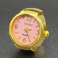 Kiss Jewelry Women Men Vintage Classic Finger Watch Rings Punk Stretchy Strap Quartz Watches Clock Ring Hip-hop anillos 2023