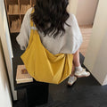 Japan Style Lightweight Shoulder Crossbody Bag Casual Nylon Women Big Bag Simple Student Handbag Fashion Commuting Hobos Bag