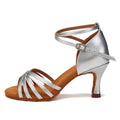 Women Dance Shoes For Girls Ladies Latin Ballroom Dance Shoes Satin Professional Salsa Tango Party Dancing Shoes Training Shoes