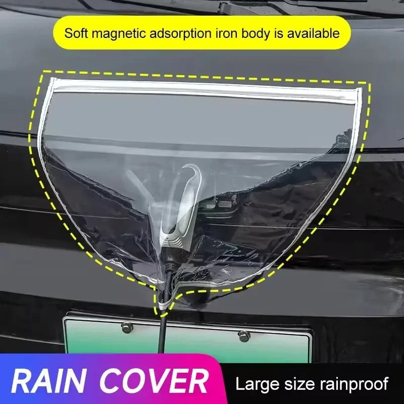 Electric Vehicle Charger Port Rainproof Dustproof Cover Outdoor Protection Covers for Car  Applicable to various vehicle models