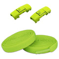 New Without Ties Elastic Laces No Tie Shoe Laces Press Lock Shoelaces Sneaker Kids Adult 8MM Widened Flat Shoelace for Shoes