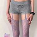 2025 New Sexy Lace Garter Belt Stocking Floral Pattern Thigh Highs Y2K Over Knee Sock Mesh Pantyhose for Women Lingerie Leggings