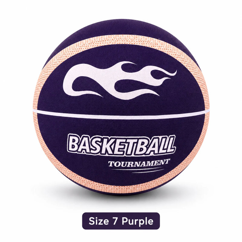 Fabric Cover Silent Basketball Size3 5 7 Quiet Indoor | SAMAG