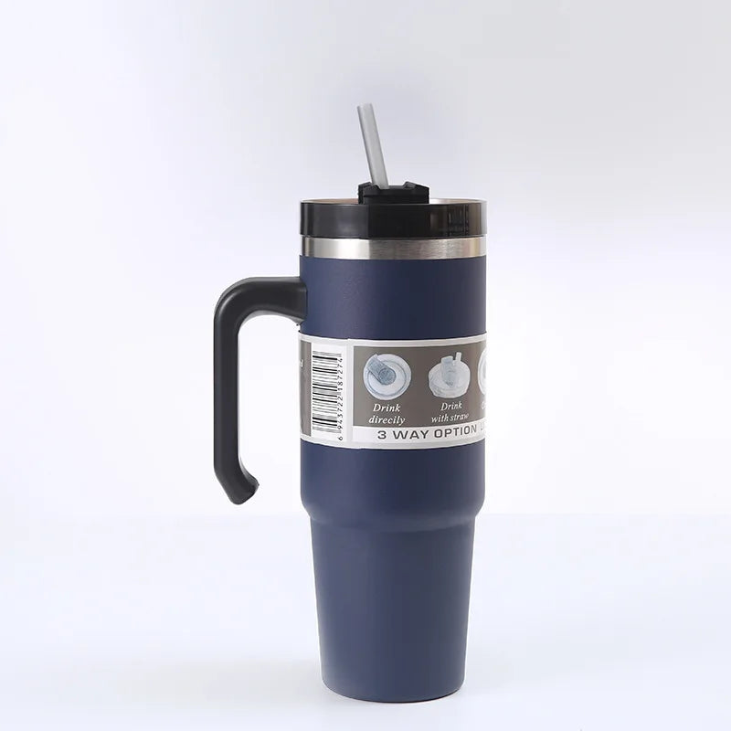 890ml Tumblers Double Wall Water Thermal termos Coffee Mug Flasks Stainless Steel Thermoses 30oz Cup Bottle