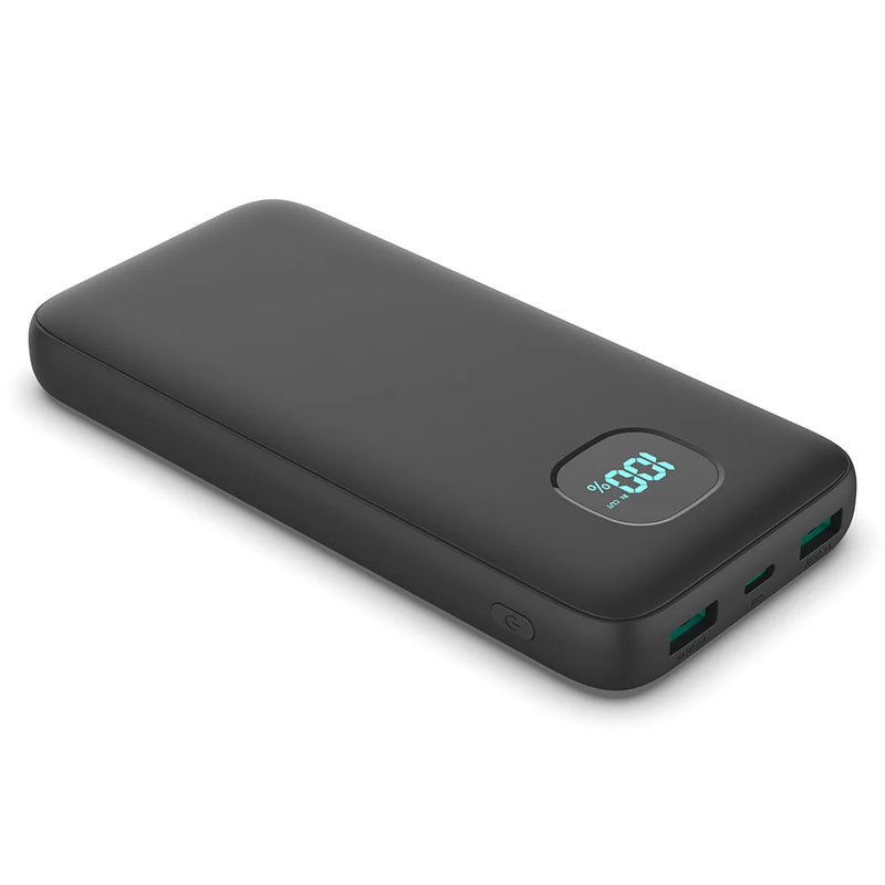 Power Bank Portable Charger with 3 Built-in Cables,Ultra Slim 10000mAh PD 3.0A USB-C Battery Pack,LCD Display 5 Outputs Travel Essentials Powerbank for iPhone 16/15/14/13/12 Series,Samsung,Android etc