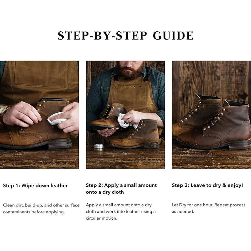 Advanced Neutral Boot Care Cream - Restores&Protects Leather,Suede & Nubuck-Does Not Alter Original Color,Great for All Shades