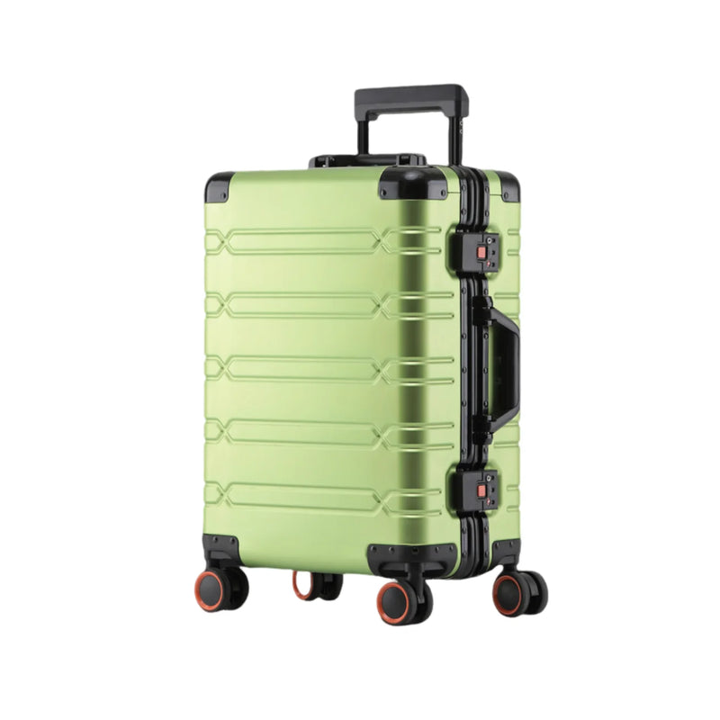 2024 New Large Capacity Durable Luggage Sets Aluminum Suitcase Women Girl Carry-On Boarding Travel 20/24/29