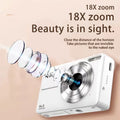 4K/30FPS Digital Camera 64MP Digital Video Camera 2.4 Inch Screen 18X Digital Zoom Built-in Battery Gift for Teens Friends