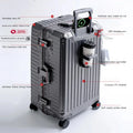 20/24/26/28/30inch Large Capacity Suitcase Aluminum Alloy Frame with Spinner Wheels Travel Trolley Case TSA Lock Rolling Luggage