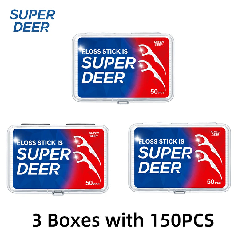 1/3/6/20 Box Portable Disposable Dental Floss Plastic Toothpick High-tension Dental Floss Stick Dental Floss Box ﻿Oral Care