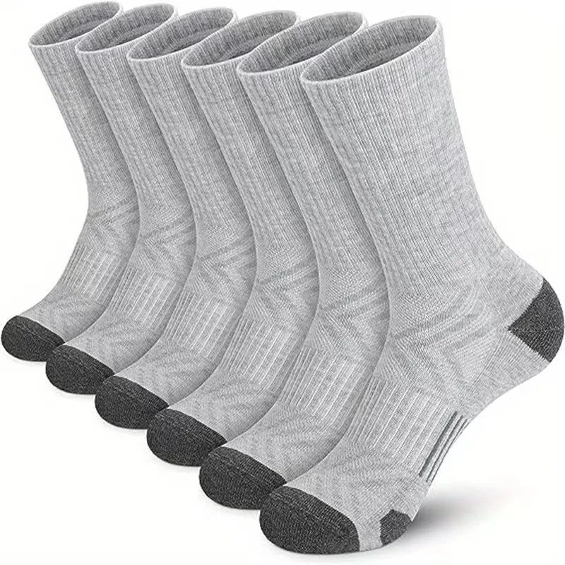 5 Pairs Men's Athletic Socks Sport Running Calf | SAMAG