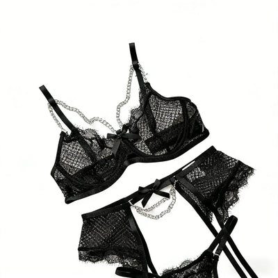 Lingerie Underwear Bras Sets Lace Garter Women Intimates | SAMAG