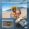 NBD Digital Camera 56MP Cameras for Photography 4K Camera 180°Flip Screen Digital Point and Camera with 16X Zoom Compact Camera