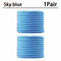 New Half Round High Quality Shoelaces 5mm Width Solid Color Shoelace Sneaker Classic Shoe Laces 1 Pair/3 Pair/5 Pair