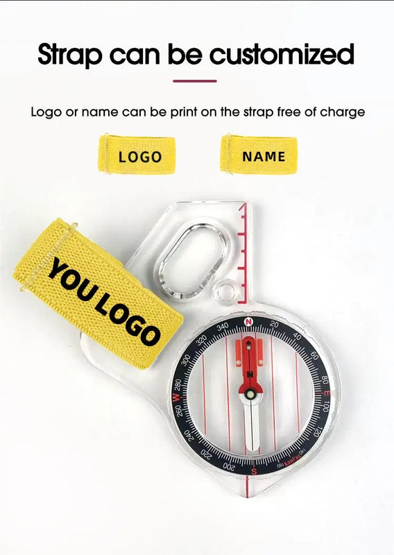 KANPAS Basic and Beginner's Orienteering thumb compass, Orienteering Primary Compass, MA-40-FS, Durable Sport Compass
