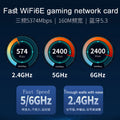 PCI - E WiFi 6E Triple Band 5374Mbps Bluetooth 5.3 Adapter RTL8852CE Gigabit Wireless Network Card for - Visuel 3 | SAMAG