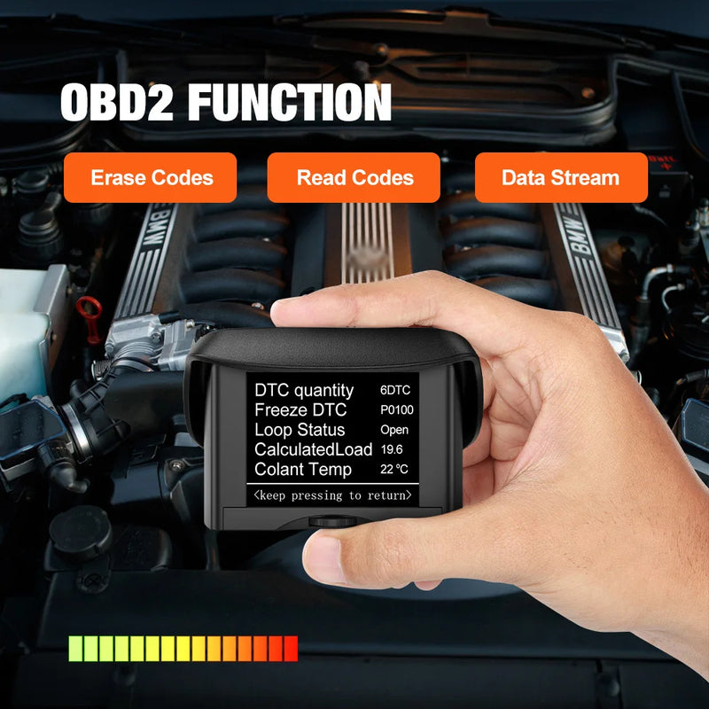 ANCEL A202 On-board Computer Car Digital Computer Display Speed Fuel Consumption Temperature Gauge OBD2 Automobile Scanner