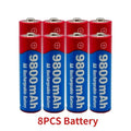 2026 New AA Rechargeable Batteries 9800Mah 1.5V New LED Lamp Toy Alkaline Rechargeable Battery Mp3