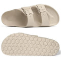 Evshine Women's Summer Orthopedic Sandals Comfy Arch Support Beach Slippers wirh Adjustable Buckle Soft Bottom EVA House Slides