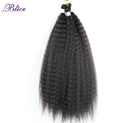 Synthetic Crochet Braiding Hair Bundles Sew In Afro Kinky Curly  Hair Extensions Strand Hook Braid Fake Hair 3pcs Deal
