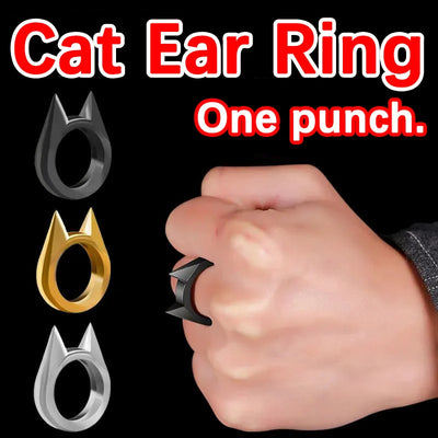 Self - Defense Cat Ear Ring Window Breaker Women's | SAMAG