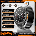 2026 New Military Smart Watch Men Built-in GPS 530mah Bluetooth Call 3ATM Waterproof Barometric Altimeter Sports Smart Watches