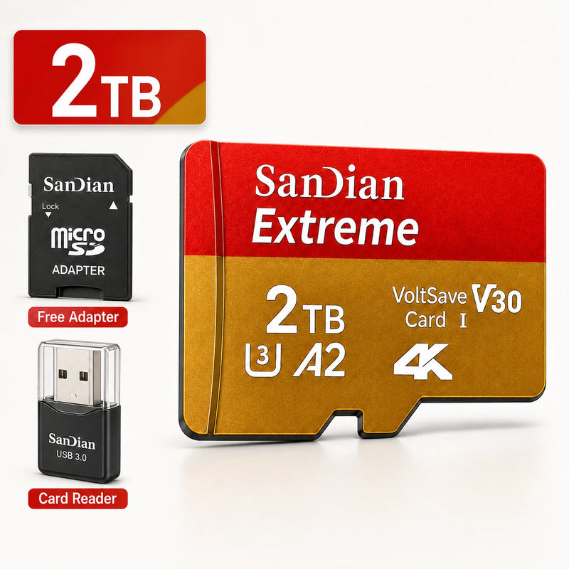 Micro TF/SD Card 256GB Large Capacity Storage USB3.1 High - speed SD Suitable for Mobile Phone/monitoring - Visuel 8 | SAMAG