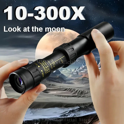 Professional HD Monocular Telescope 10 - 300x40 Zoom Long | SAMAG