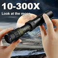 Professional HD Monocular Telescope 10-300x40 Zoom Long Range Portable for and Outdoor Camping Tourism