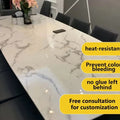 Glossy 6.5mil Furniture Film Shiny Table Stickers Protective Film Oil Solid Restaurant Home Hotel Decorative Furniture Film