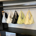 LEFTSIDE High-capacity Shoulder Bags for Women 2025 PU Leather Females Underarm Bag Lady Simple Hobo Bag Handbags and Purses