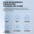 Xiaomi Home Pure Air Purifier 4 Lite Office Indoor Use Antibacterial Formaldehyde Removal Fog Purifier Household Appliances