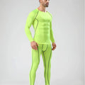 2pcs Men's Compression Sportswear Suit Elastic Training Yoga Sets Workout Jogging Fitness Clothing Tracksuit Pants Sporting