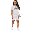 Women T-Shirts New Quality Casual Woman Clothing Summer Two Piece Set for O-Neck Shorts Daily Short Sleeve Tracksuit Hot Sales