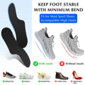 1 Pair Extension Orthotic Insert Morton's Toe Orthotic Pain Relief Rigid Support Carbon Fiber Insole Lightweight Firm Toe Plate