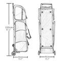 Fencing Bag with Wheels Lightweight with Retractable | SAMAG