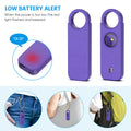 135dB Self Defense Siren Personal Safety Alarm Keychain Portable Emergency Security Anti-Attack Alarm for Women Men Elderly Kids