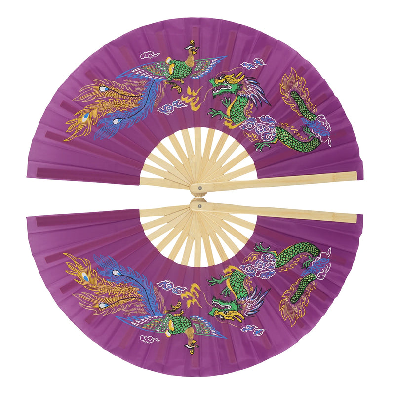 Tai Chi Fan Bamboo Kung Fu Martial Arts 34 Centimeter | SAMAG