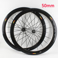 New White Black Gray 700C 50mm Road bike alloy bicycle wheelset clincher rims V Disc brake Thru Axle center lock hubs wheels