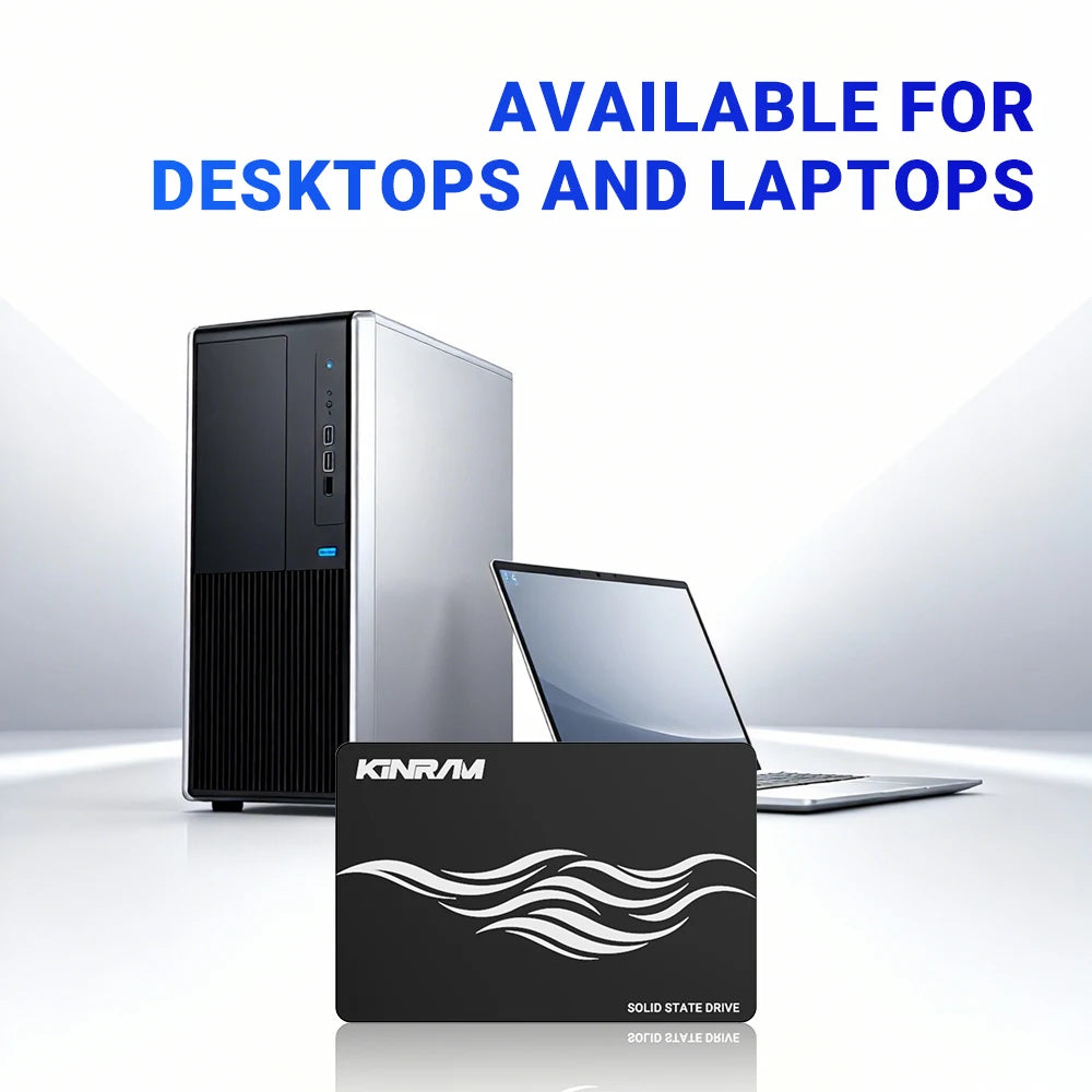 KinRam 2.5 SATA3 SSD 128GB 120GB Laptop Solid State Drive 128 GB 120 GB Hard Disk Internal High-Speed SATA 3 HDD For PC Desktop