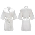 Women's Pure Short Silky Robes Bridesmaid Bride Party | SAMAG