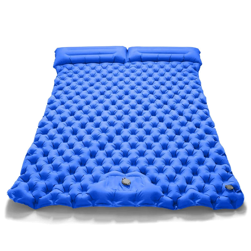 ! Upgrade! Double Air Mattress Camping Blow Up Bed | SAMAG