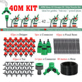 50-5M 1/4'' Hose Adjustable Drippers Automatic Watering Kit for Garden Greenhouse Home Outdoor Sprinkler Drip Irrigation System