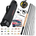 Goture 2.7M Fly Fishing Rod And Reel Combo Set Carbon cork handle Medium-fast Fly Rod Fly Reel & Line &Tool Accessories